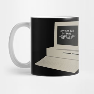 90s Desktop Computer dial up internet Mug